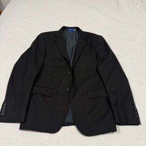 Apt. 9 Black Blazer with White Floral Lining